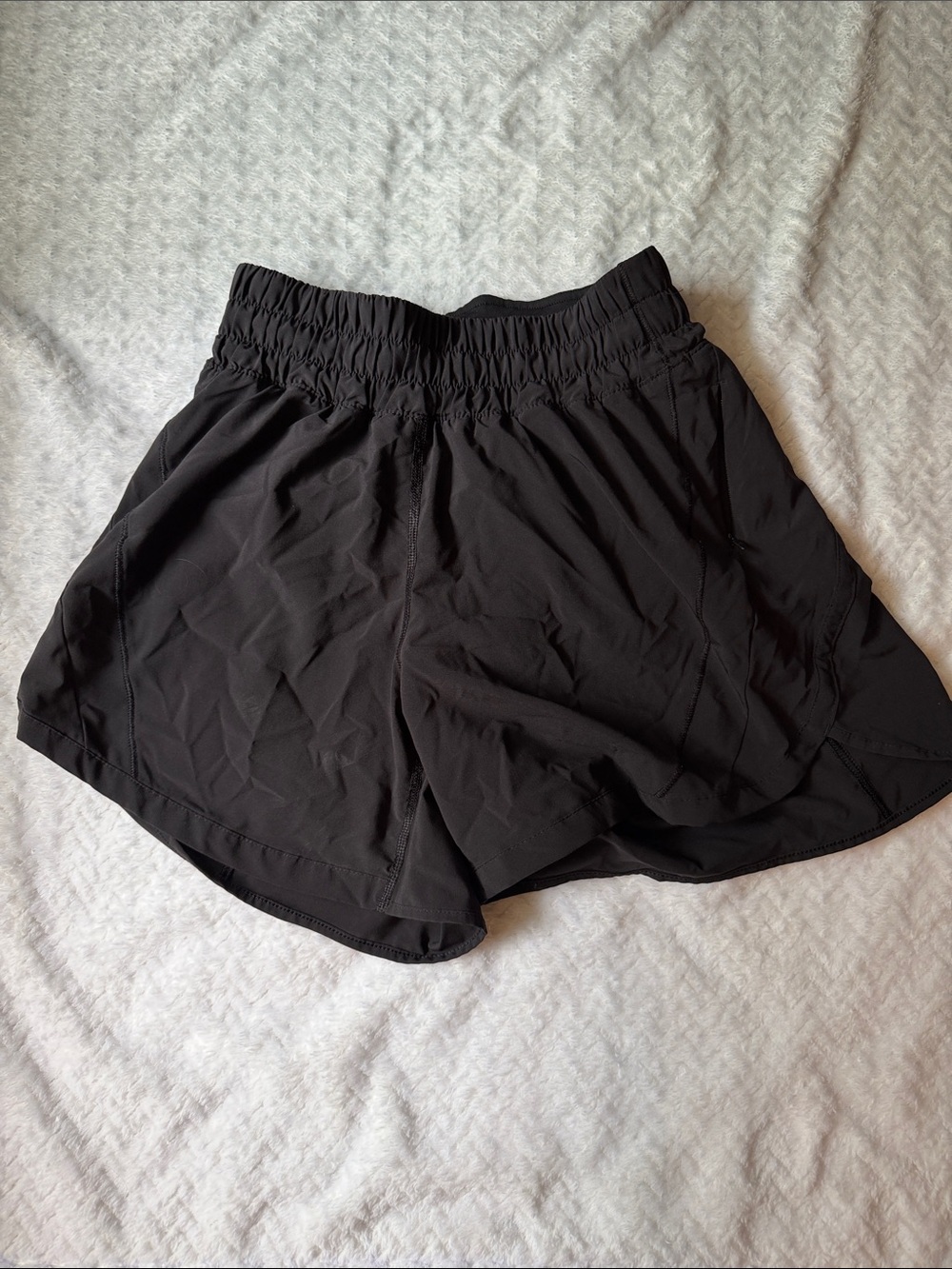 lululemon athletica Black Women's Athletic Shorts with Elastic Waist